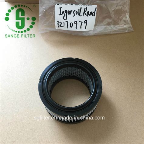 Factory Supplier Replacement Ingersoll Rand Air Compressor Air Filter 32170979 with Black Rubber ...