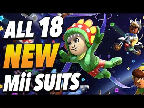 All New Mii Racing Suits In Wave Dlc Mario Kart Deluxe Vigames