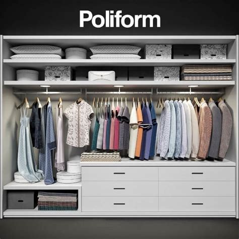 Wardrobe Poliform Ego Cloth 3d Model For Download