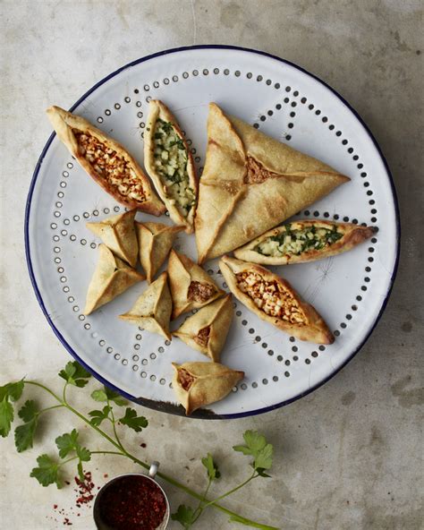 Lebanese Fatayer With Spinach And Labneh Fillings Essence Of Qatar