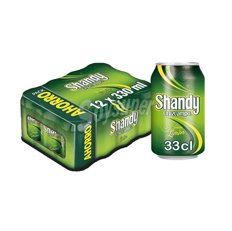 Cruzcampo Cerveza Shandy Cruzcampo sabor limón Pack 12 latas 33 cl