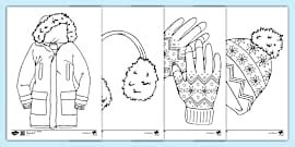 Winter Colouring Pictures Twinkl Resources Teacher Made