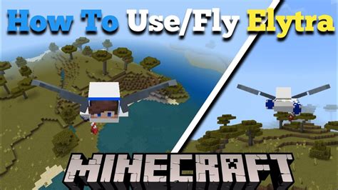 How To Use Elytra In Minecraft Pehow To Fly Elytra In Minecraft Pe