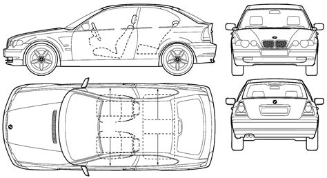 Bmw E30 M3 Blueprints Vector Drawing Bmw M5 Blueprints E39 Blueprint Dimensions Sedan Drawing