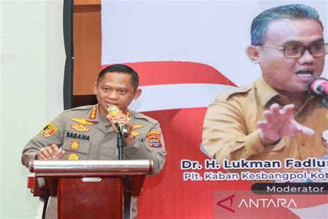 Kapolresta Banjarmasin Tangkal Sejak Dini Ancaman Keamanan Pemilu