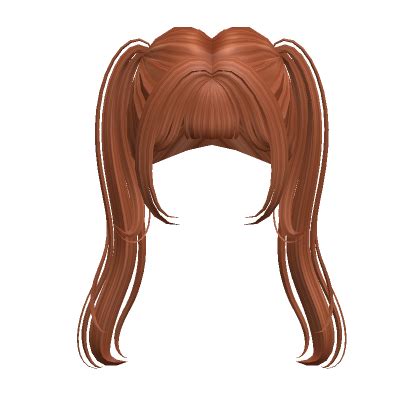 Long Straight Pigtail Anime Hair Ginger S Code Price RblxTrade