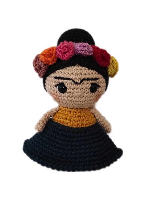 Frida Kahlo De Crochet Cm Bubu Toys Barcelona