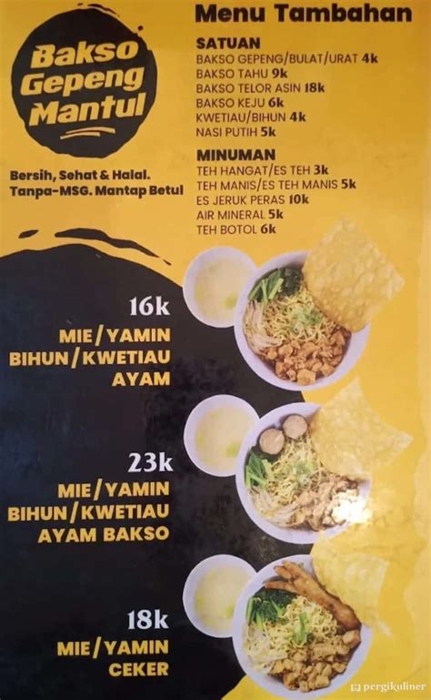 Selalu Diperbarui Menu Bakso Gepeng Mantul Gading Serpong Tangerang