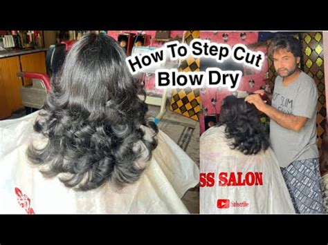 How To Out Curls Blow Dry Easy Way Tutorial Step Cutting Blow Dry