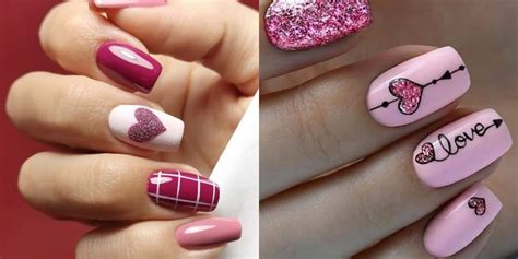 Paznokcie Czerwone Walentynkowe Paznokci Paznokciewzory Amazing Nail