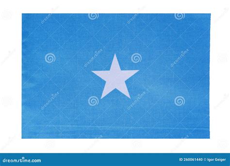 National Flag Of The Country Of Somalia Isolate Stock Photo Image Of