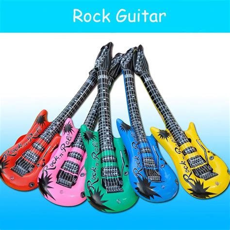 1 Pcs New Arrival Children Kids Rock Roll Fashion Inflatable Toy Air ...