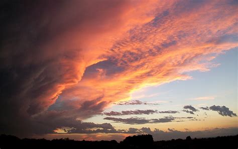 Sunset Oklahoma Sunset Beautiful Fire Clouds Sky Nature Ok Oklahoma