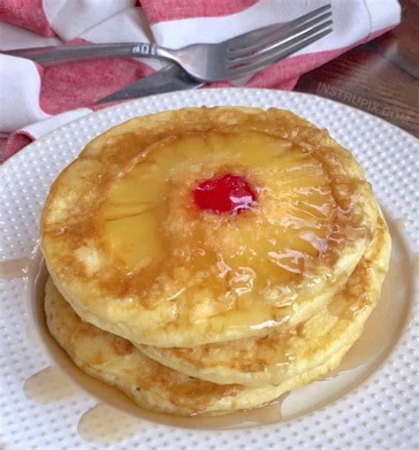 A Super Quick Easy And Fun Breakfast Idea Pineapple Upside Down