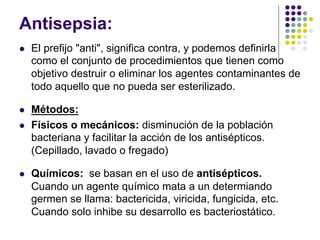 Asepsia Y Antisepsia Ppt