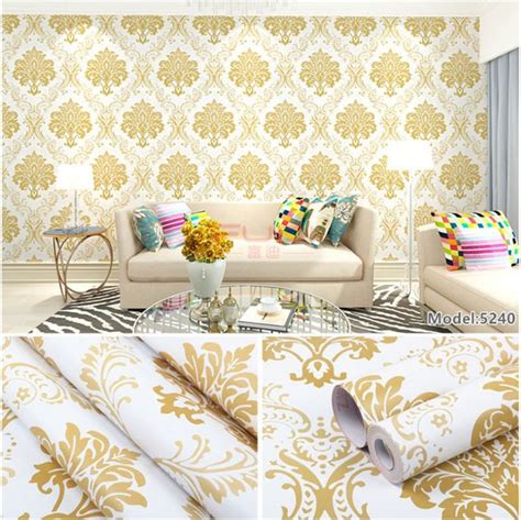 Jual Termurah Wallpaper Sticker Gold Batik Walpaper Stiker Dinding