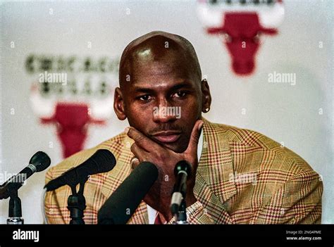 Basketball Nba Michael Jordan Chicago Bulls In 1995 Stock Photo Alamy