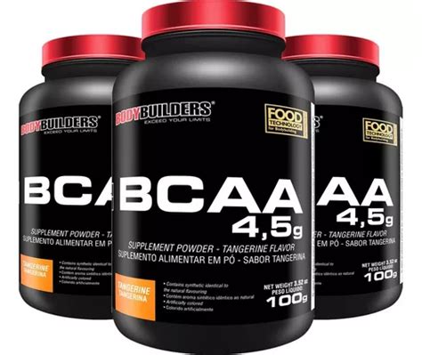 Kit X Bcaa Pote G Recupera O Muscular Amino Cido Sabor Natural