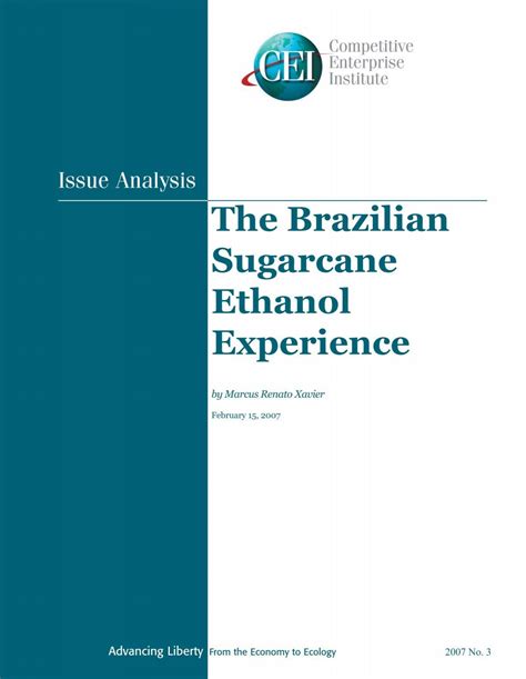 The Brazilian Sugarcane Ethanol Experience AgManager