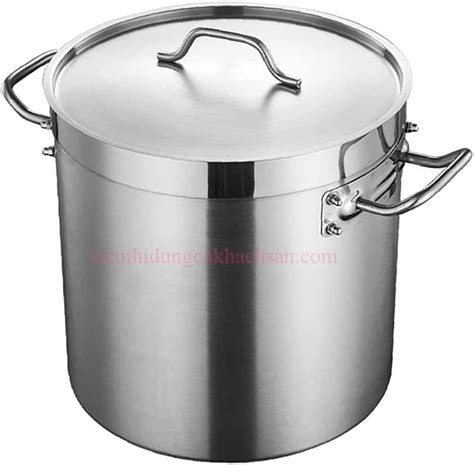 Nồi Inox 50 Lít Nấu Phở 2 Quai Cao Cấp Dụng Cụ Bếp Tín Phát