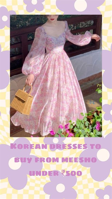 Korean dresses to buy from meesho under ₹500..!! Follow for more☘️ | Cute cheap outfits, Cute ...