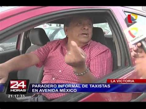 La Victoria Taxistas Toman Av M Xico Como Paradero Informal Youtube