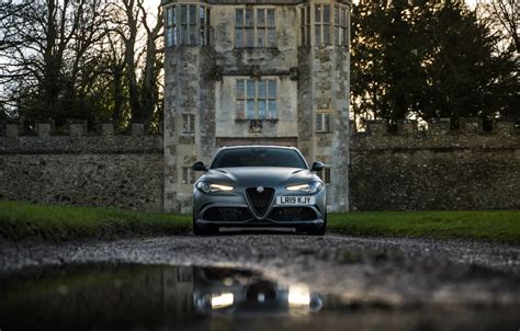 Wallpaper Alfa Romeo Front Giulia Headlights Alfa Romeo Giulia