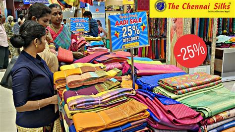 The Chennai Silks Aadi Sale Discount Saree Collectionsvariety