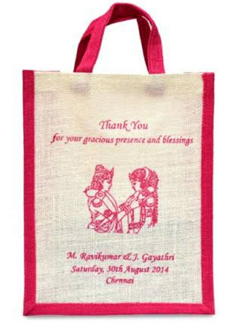 Rectangle Natural Wedding Jute Gift Bags Capacity Kg Size