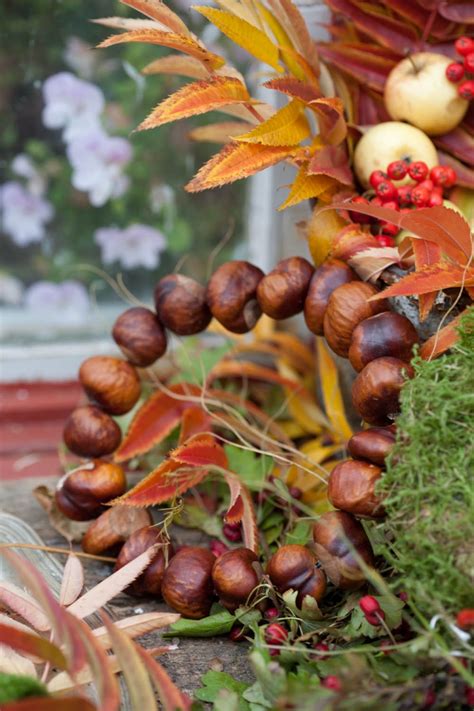 Basteln Mit Kastanien Kreative Herbst Deko Ideen