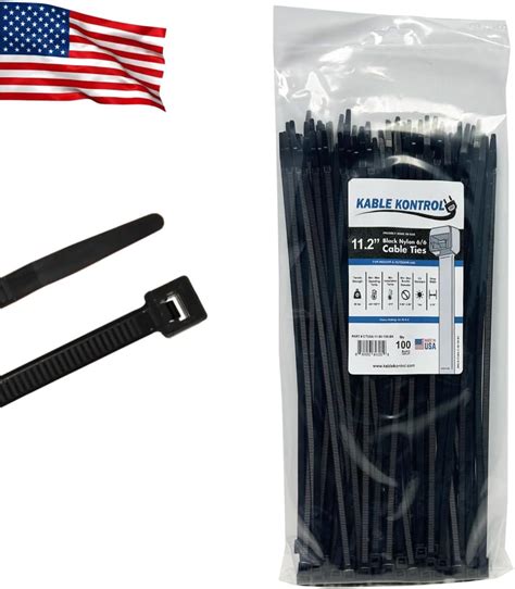 Amazon Kable Kontrol Made In Usa Cable Zip Ties Pcs Inch