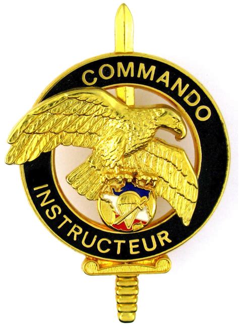 Insigne Militaire Brevet Instructeur Commando Y Delsart