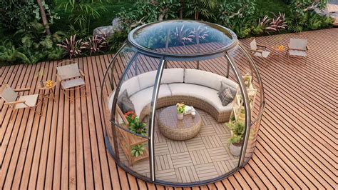 Hotel Dome Tent Luxury Transparent Garden Igloo Dome Tent Starry Sky