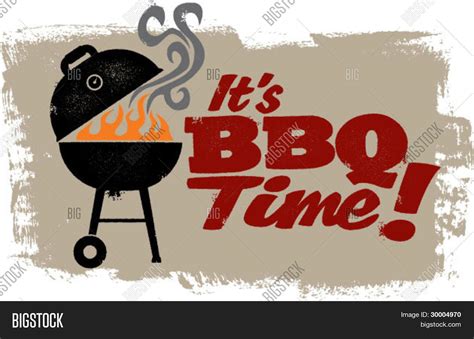 Vintage BBQ Grill Vector & Photo (Free Trial) | Bigstock