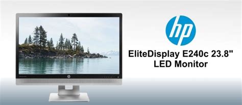 Hp Elitedisplay E C Inch Video Conferencing Monitor Full Hd