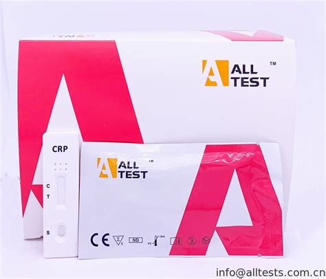 Crp Rapid Test Cassette Diagnostic Blood Tests Rapid Chromatographic