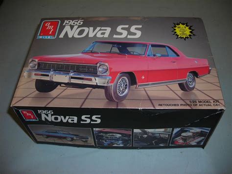 Amt 1966 Chevrolet Nova Ss Model Kit 125 Scale 2 In 1 6749 From 1988