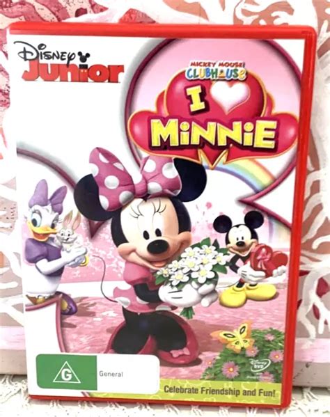 DVD DISNEY JUNIOR I Love Minnie R4 Free Postage Mickey Mouse Clubhouse