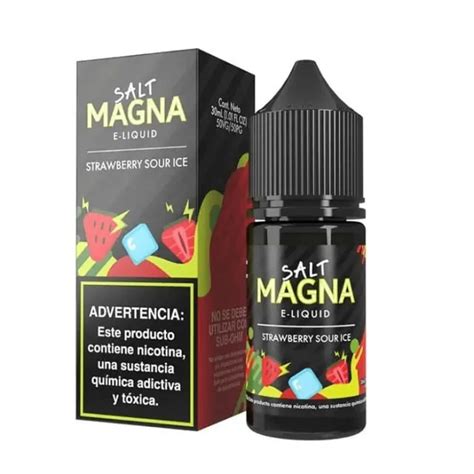 Magna Salt Strawberry Sour Ice Vapeadores Oeste Ituzaingo Buenos