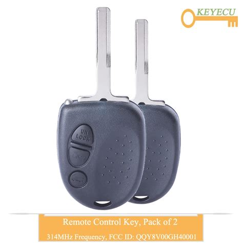 KEYECU 2PCS Remote Control Car Key For Holden Commodore Genuine VS VR