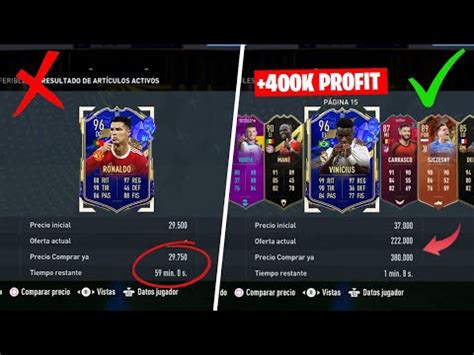 RAPIDO EL MEJOR TRADEO COMO CONSEGUIR 400K EN MINUTOS FIFA 23