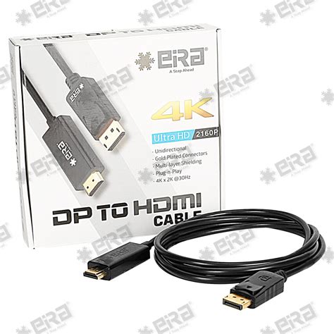 DP To HDMI Cable 4K 1 8m