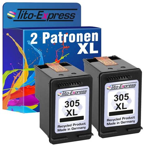 Tito Express Platinumserie 2er Set Ersetzt Für Hp 305 Xl Hp 305xl