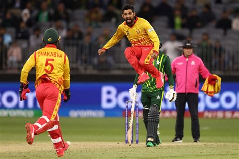 Pakistan Vs Zimbabwe Highlights Raza Stars As Zimbabwe Pull Of Biggest