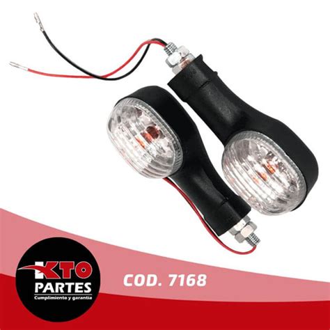 Direccional Antishock Bajaj Boxer Der Izq Transparente Kto Partes