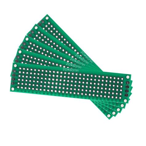 Universal PCB Circuit Protoboard Double Sided Breadboard 2 8CM Green