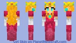 Princess Peach Minecraft Skin