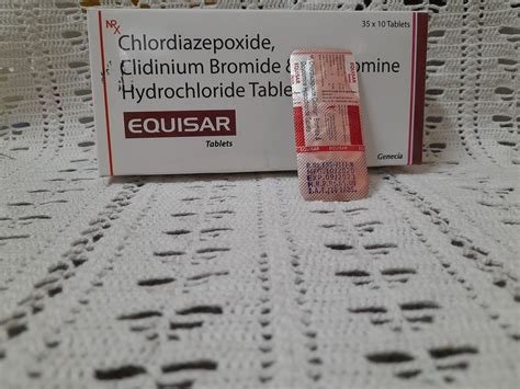 Equisar Clidinium Bromide Chlordiazepoxide Dicyclomine HCL Tablets At