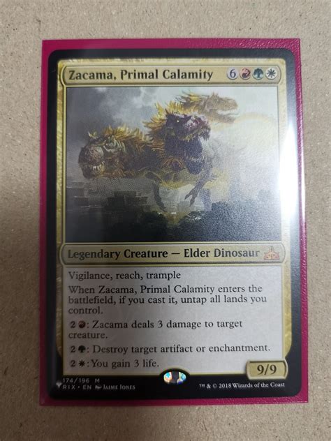 Zacama Primal Calamity Nm The List Hobbies Toys Toys Games On