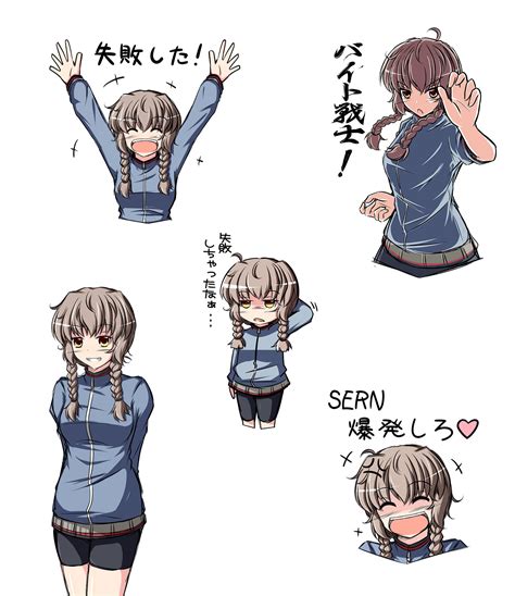 The Big Imageboard Tbib Ahoge Amane Suzuha Anger Vein Bad Id Bad